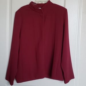 Maroon LightWeight Susan Graver Jacket
